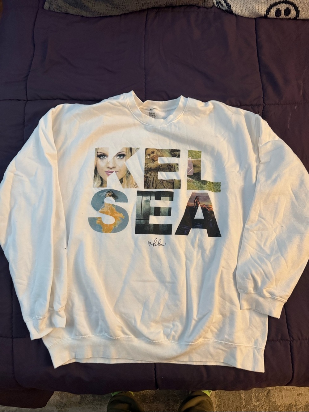 Kelsea Ballerini White Eras Crewneck